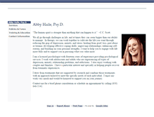 Tablet Screenshot of abbyhaile.com